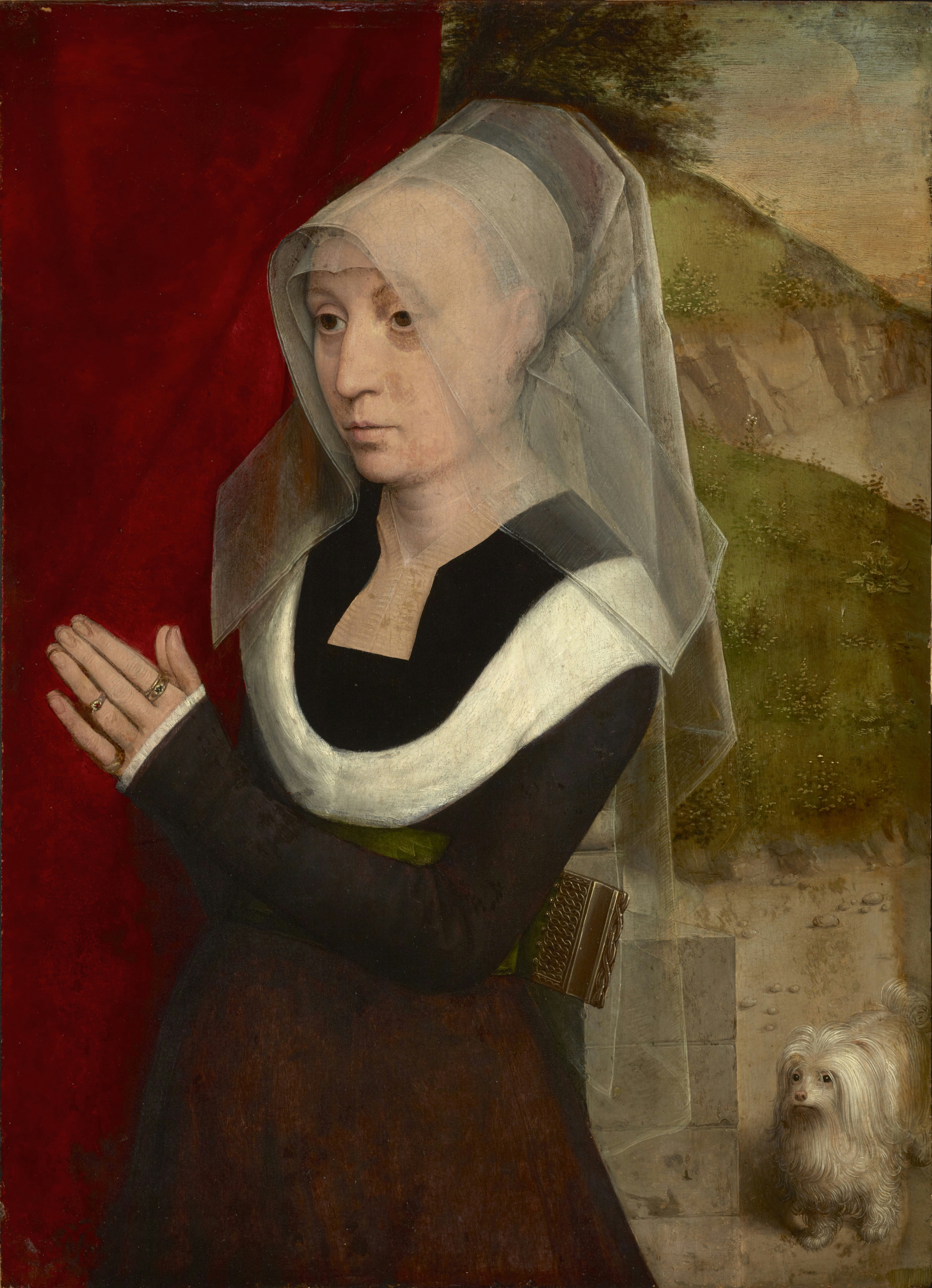 《祈祷时的女人肖像》