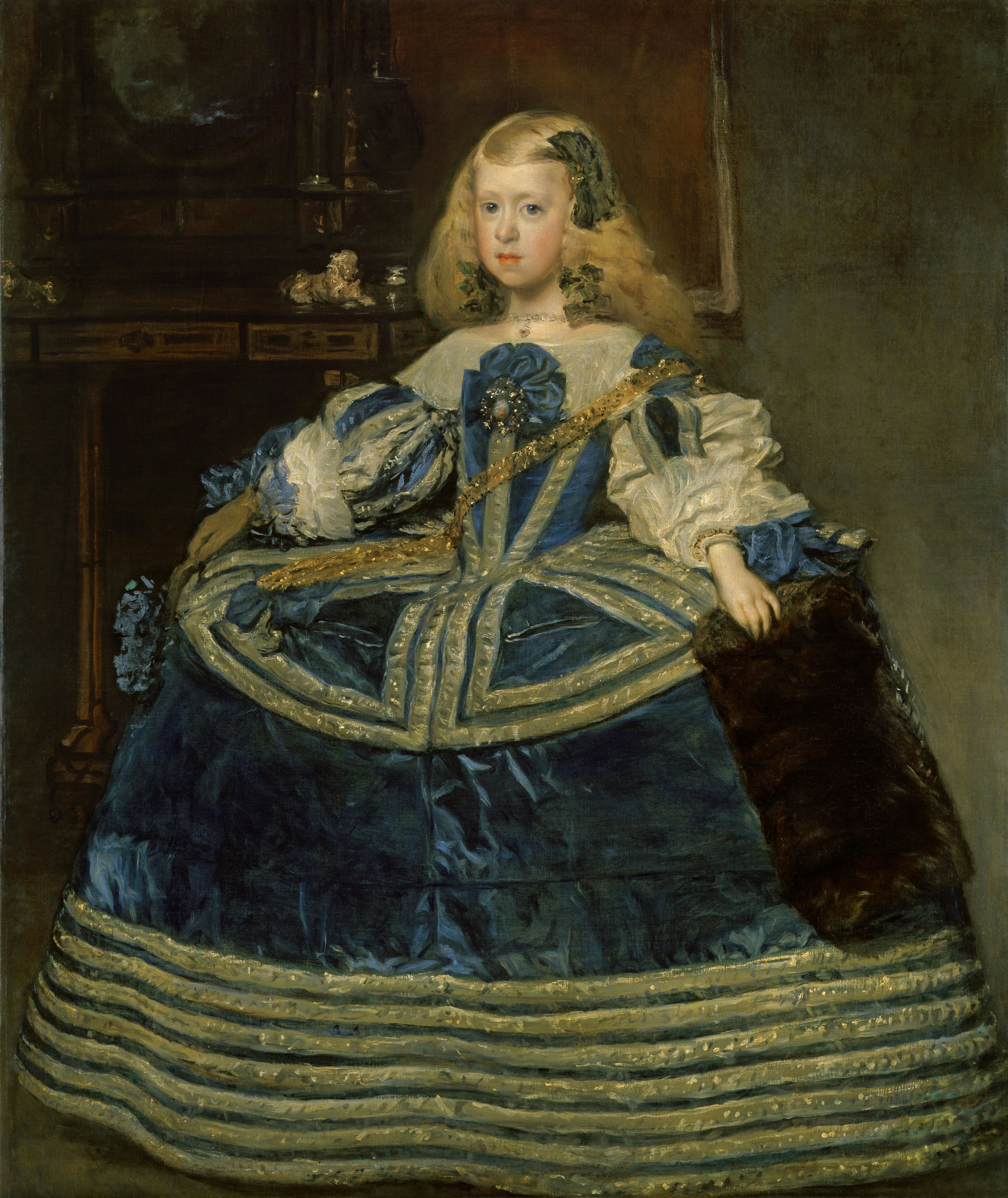 《蓝色洋装的马佳莉塔·德雷莎公主》