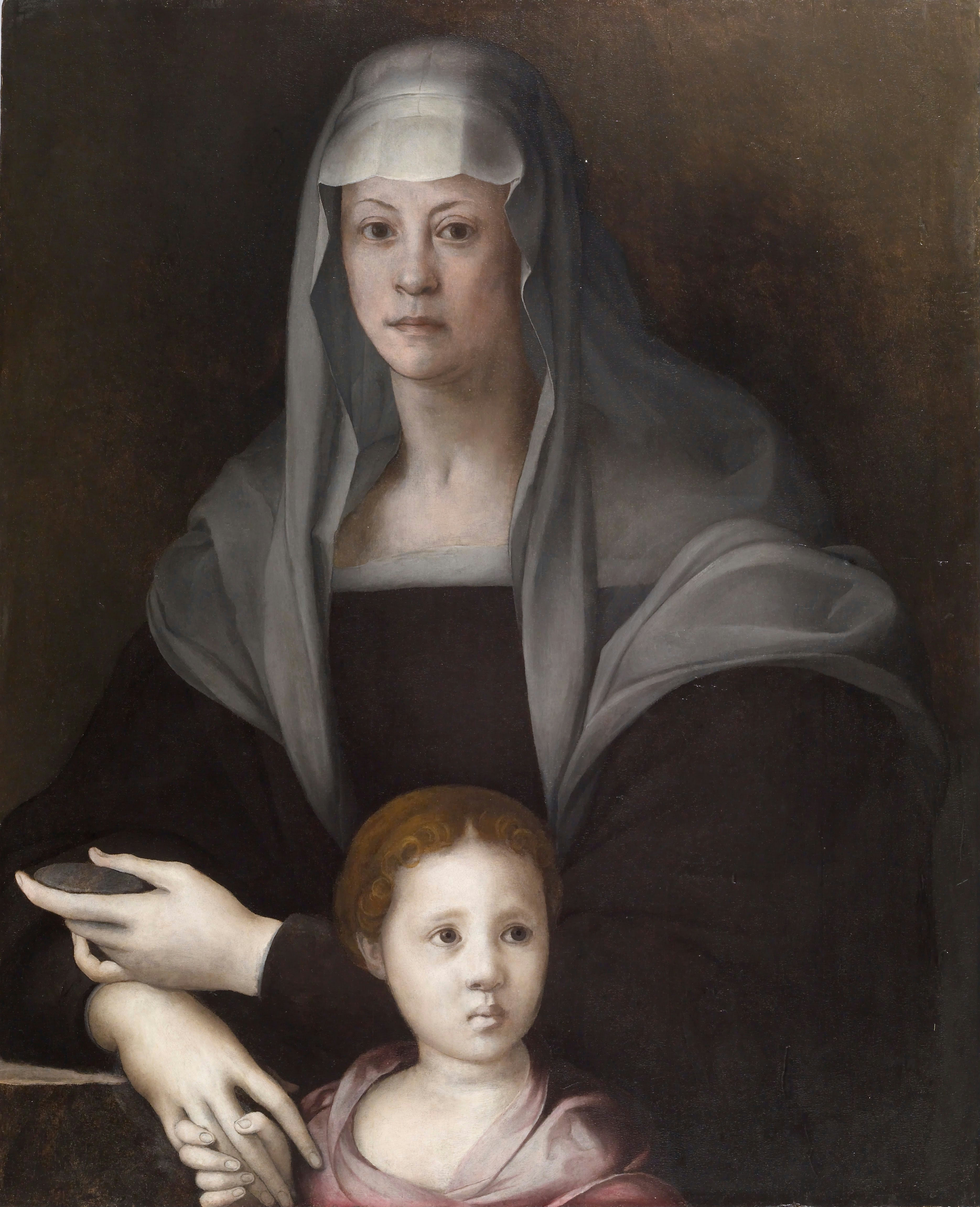 《玛丽亚·萨尔维亚蒂与朱莉娅·德·美第奇的肖像》