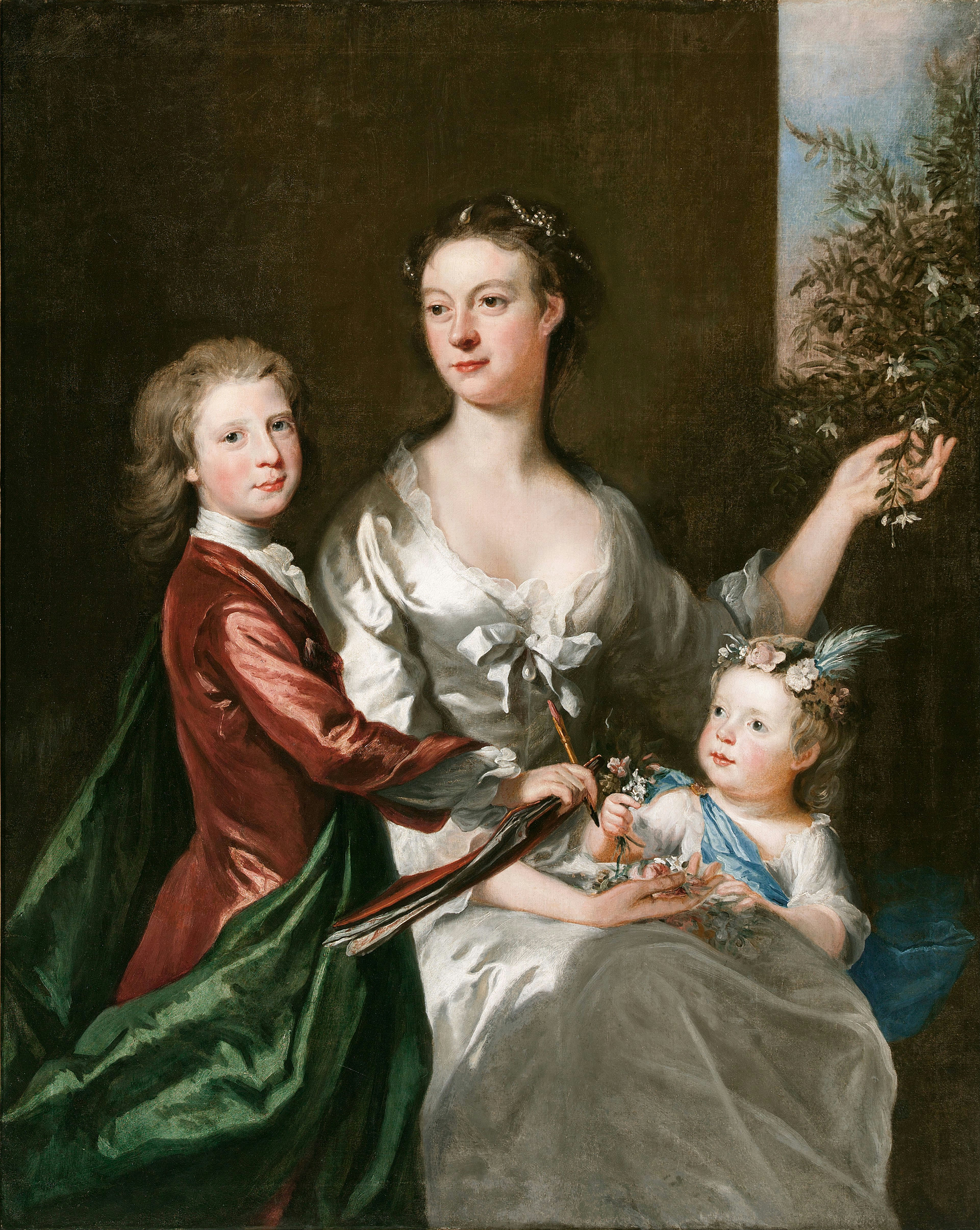 《艺术家的妻子苏珊娜、儿子安东尼和女儿苏珊娜》