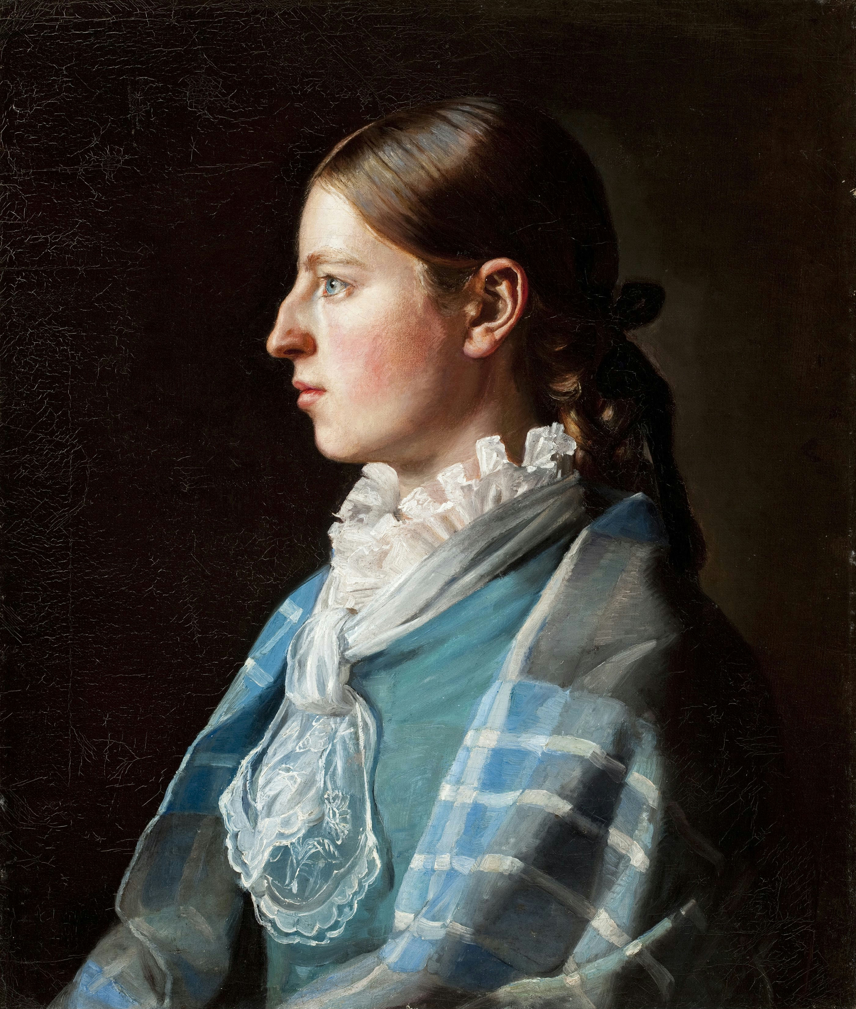 《艺术家未婚妻安娜·布朗杜姆的肖像》