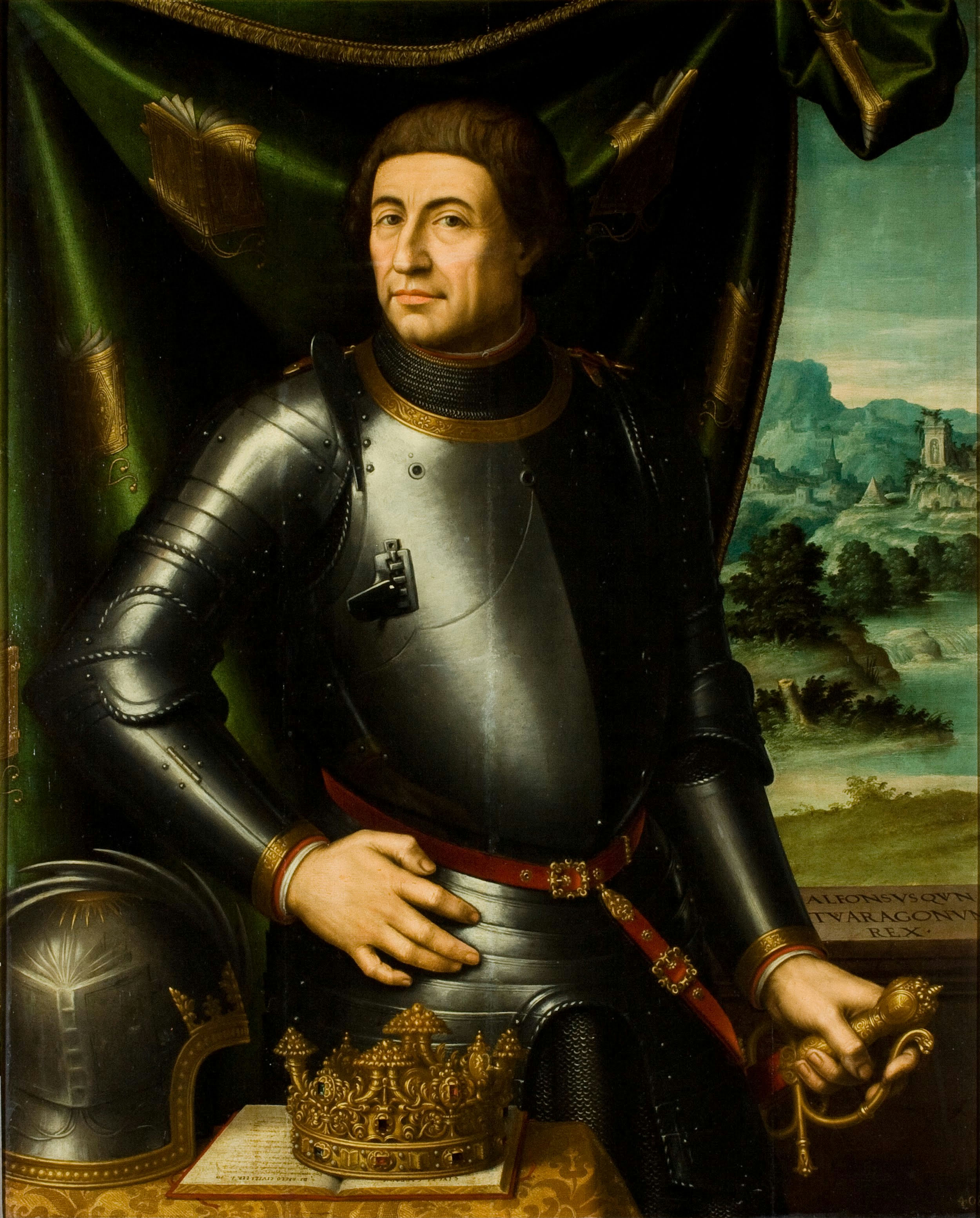 《阿拉贡国王阿方索五世的肖像》