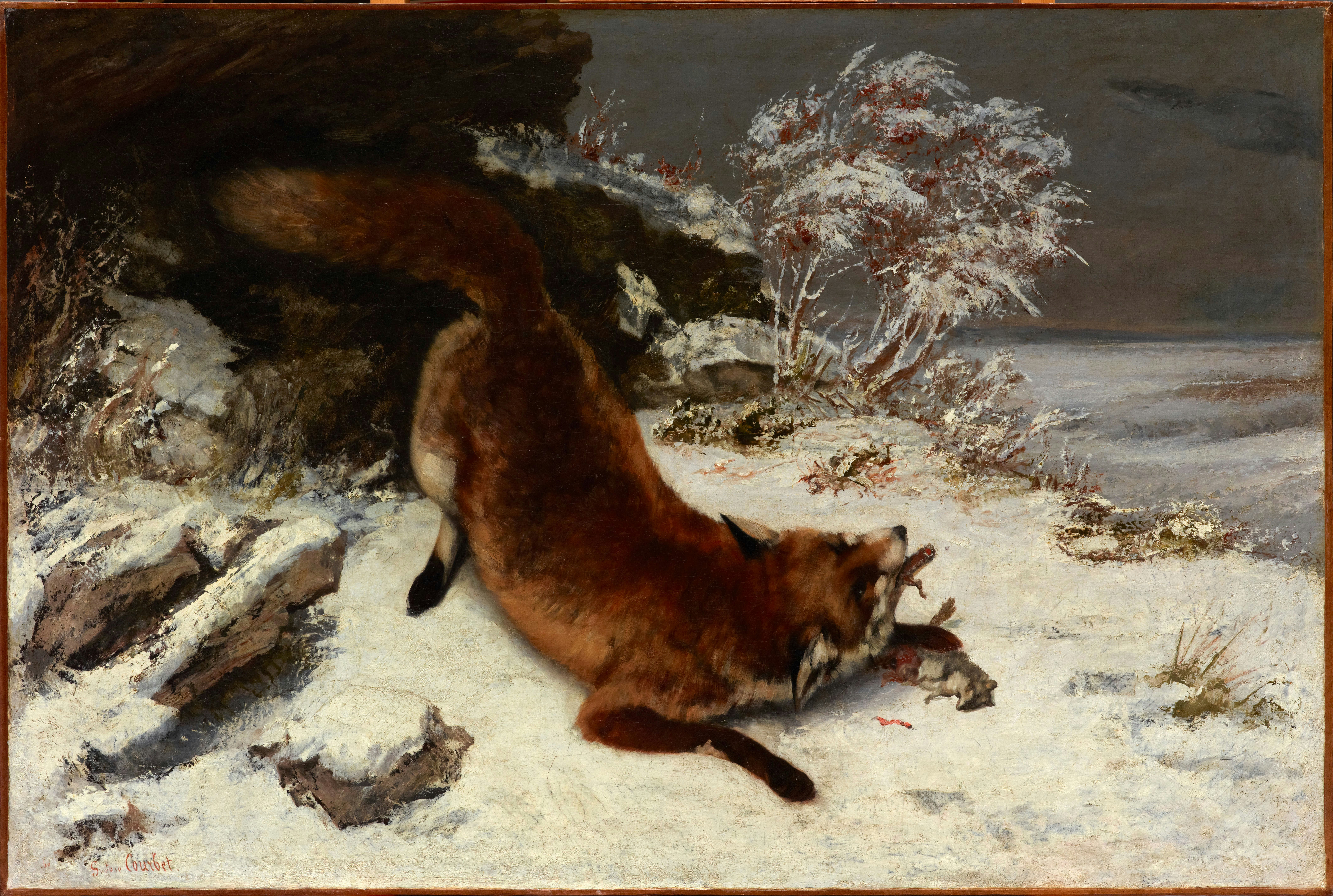 《雪地里的狐狸》