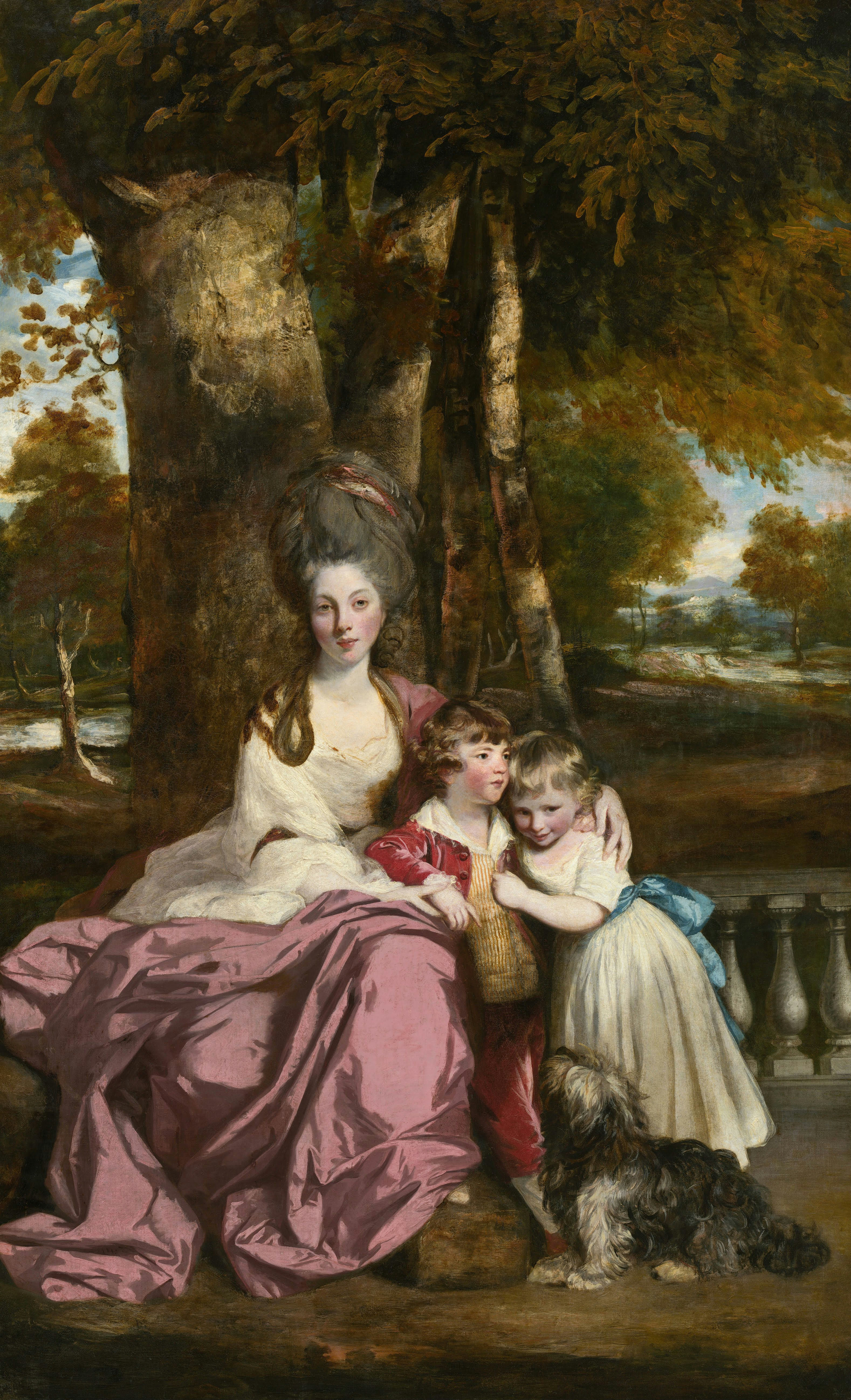 《伊利莎白·德尔美夫人和她的孩子》