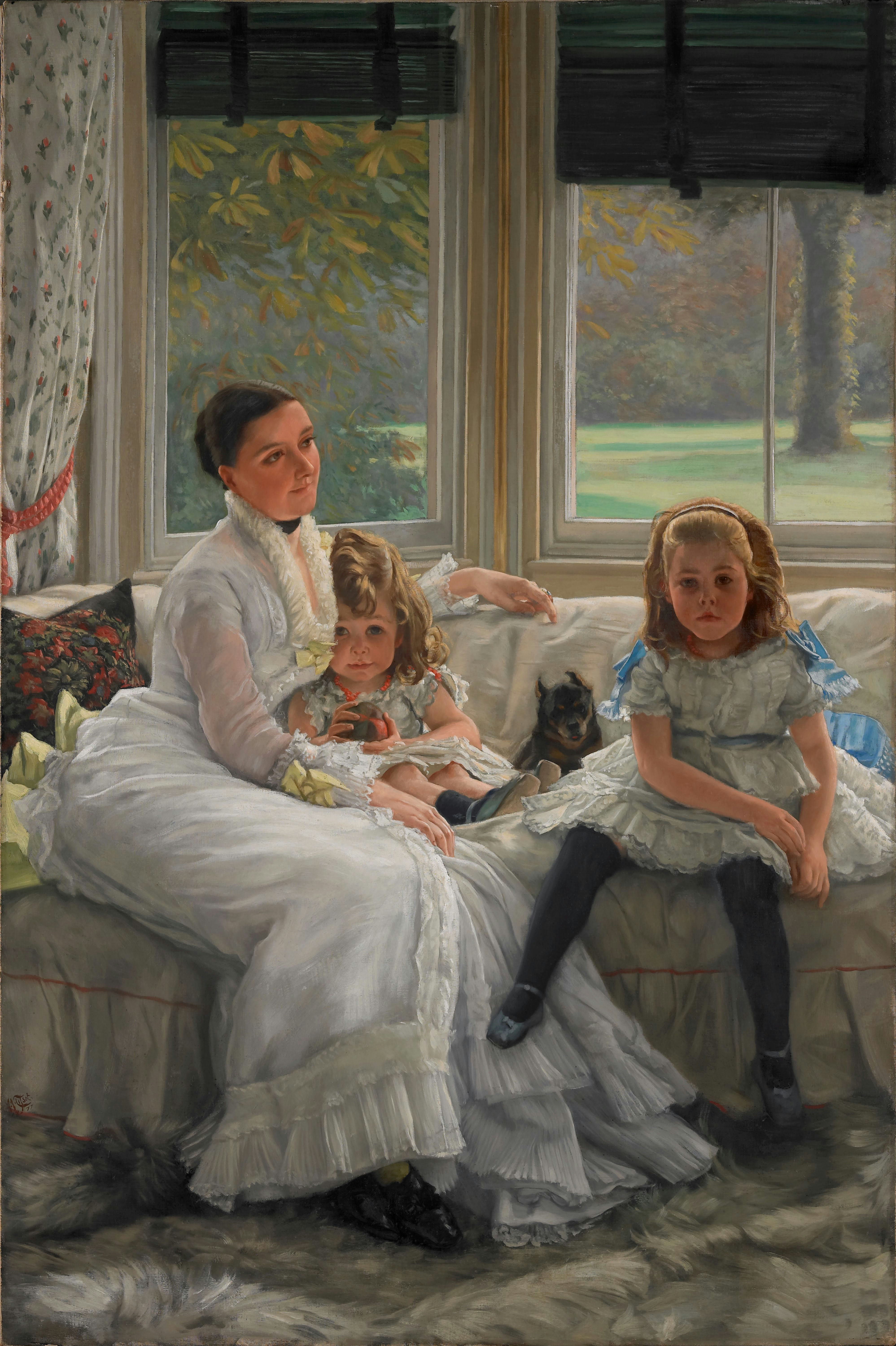 《凯瑟琳·史密斯·吉尔夫人和她的两个孩子的画像》