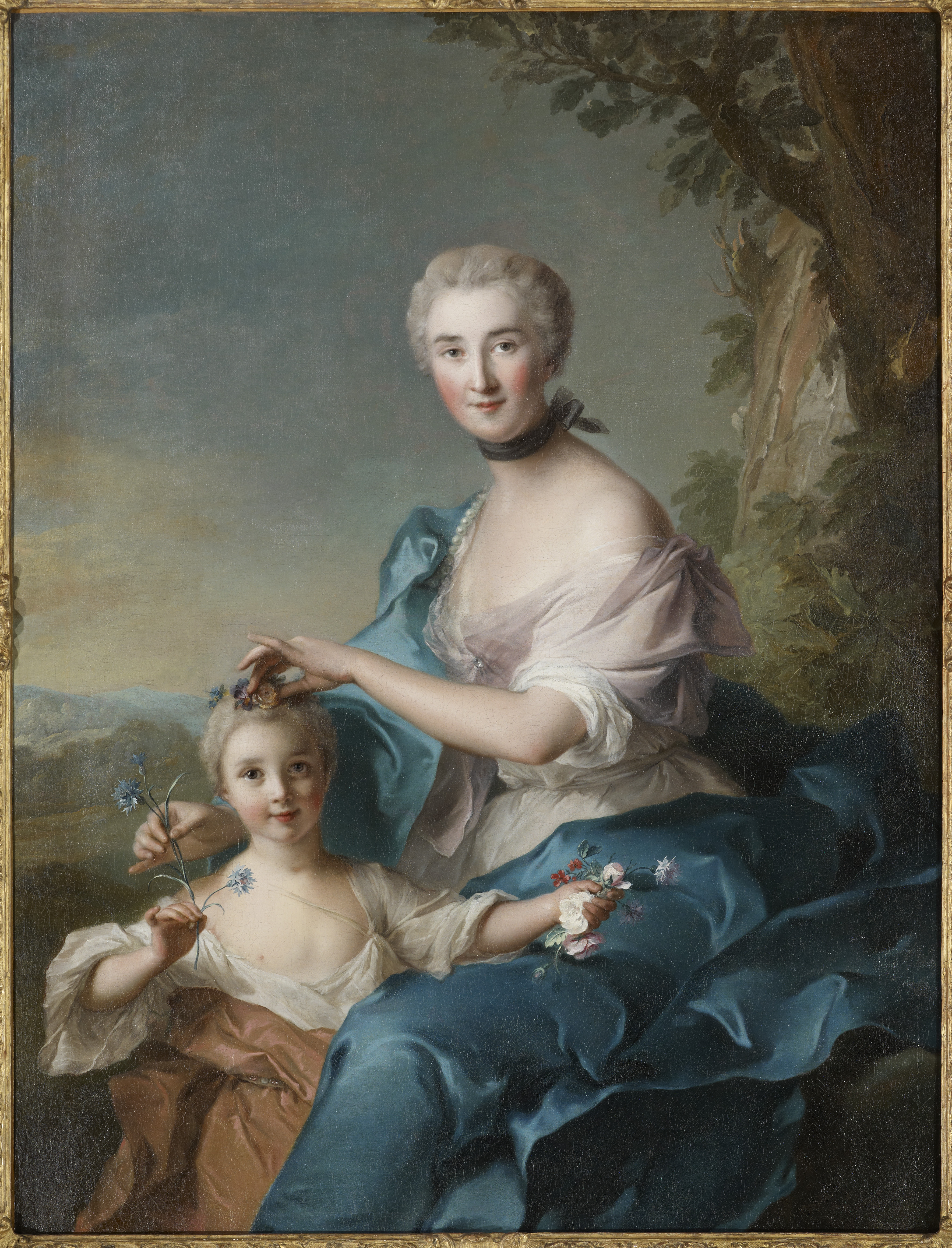 《克罗扎特·德蒂尔斯夫人和她的女儿》