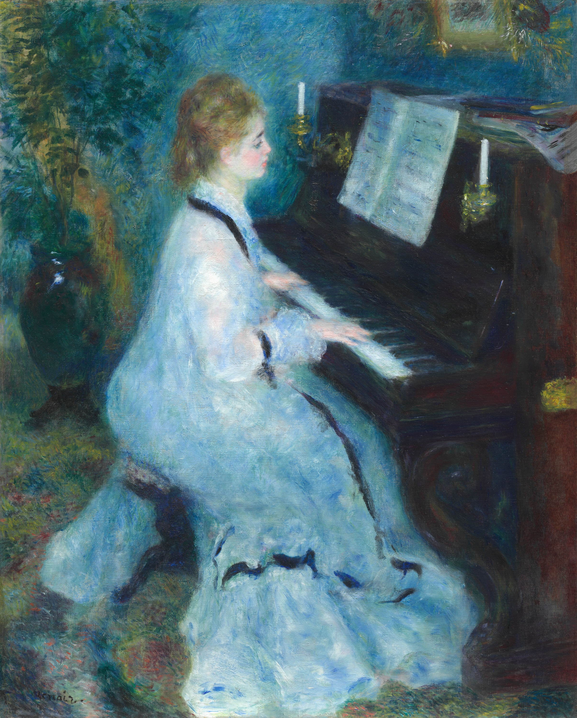 《弹钢琴的年轻女子》