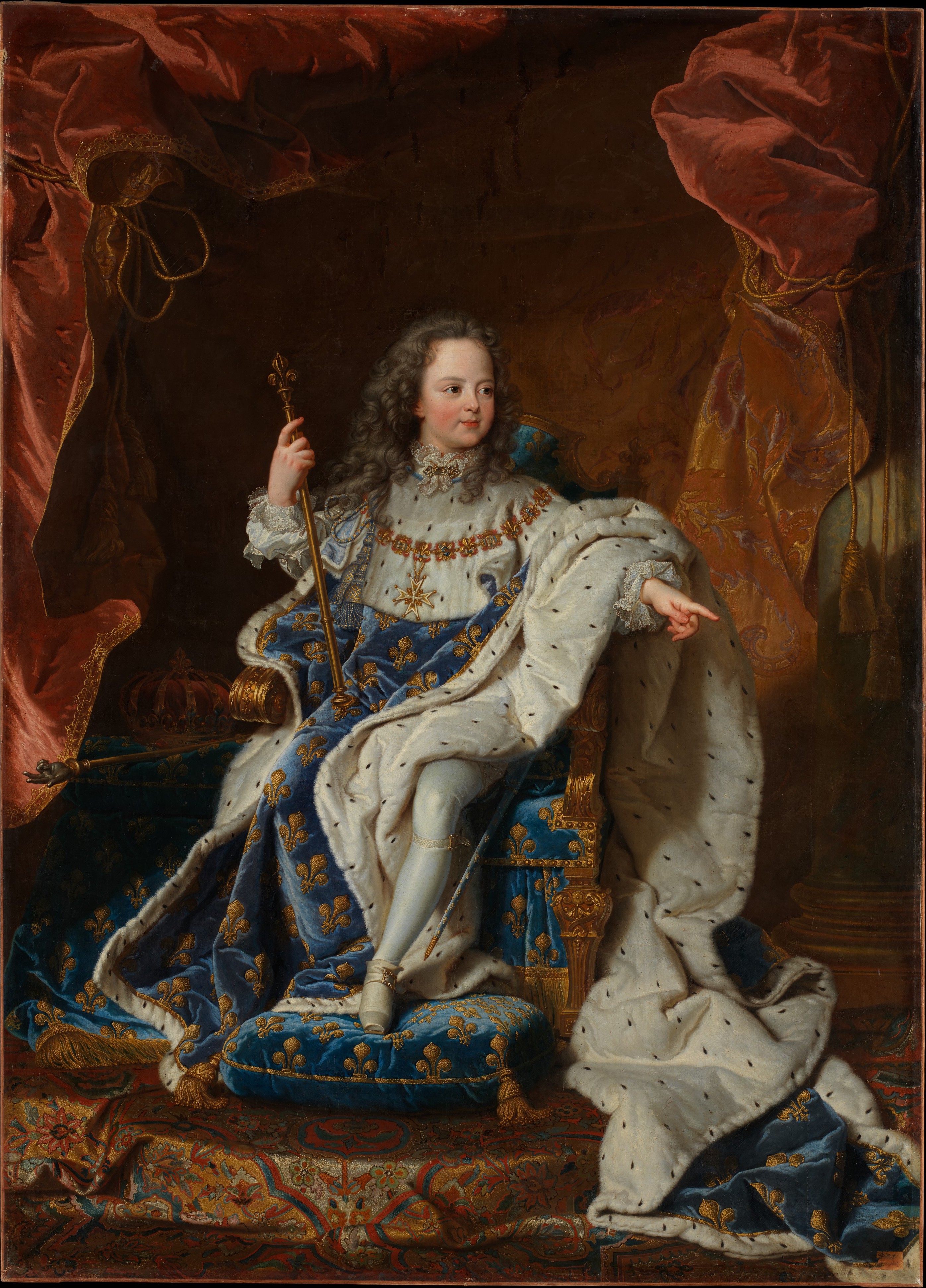 《路易十五（1710-1774）小时候》