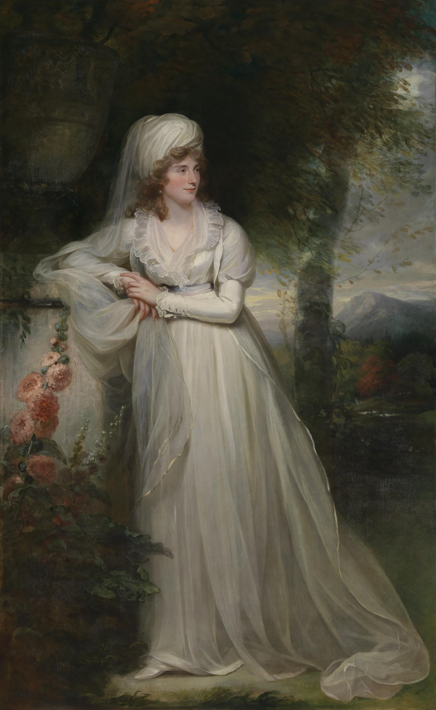 《鲁斯夫人，原名夏洛特·玛丽亚·惠特克，是第六代男爵（后来的斯特拉德布鲁克伯爵）的第二任妻子》